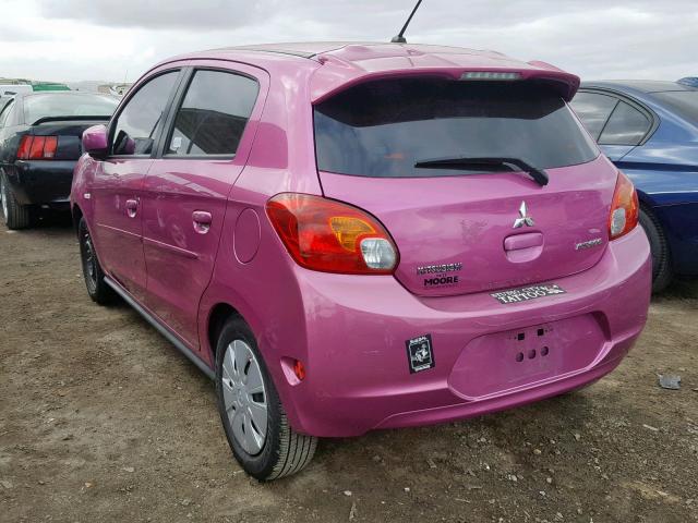 ML32A3HJ7FH008842 - 2015 MITSUBISHI MIRAGE DE PURPLE photo 3