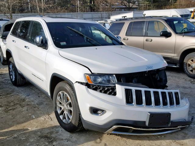 1C4RJFBG8EC184014 - 2014 JEEP GRAND CHER WHITE photo 1