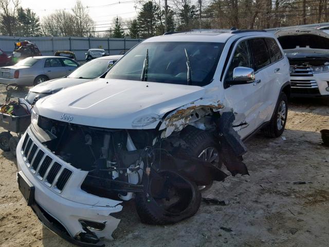 1C4RJFBG8EC184014 - 2014 JEEP GRAND CHER WHITE photo 2