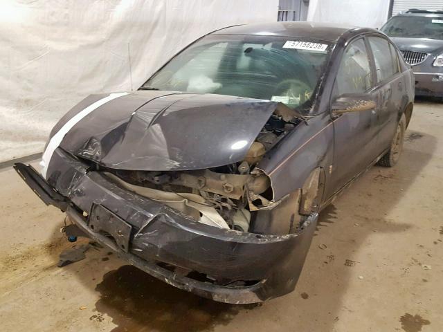 1G8AG52F23Z119516 - 2003 SATURN ION LEVEL BLACK photo 2