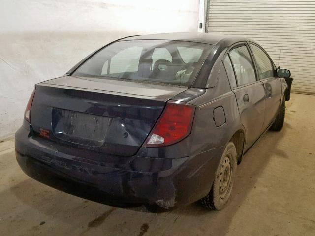 1G8AG52F23Z119516 - 2003 SATURN ION LEVEL BLACK photo 4