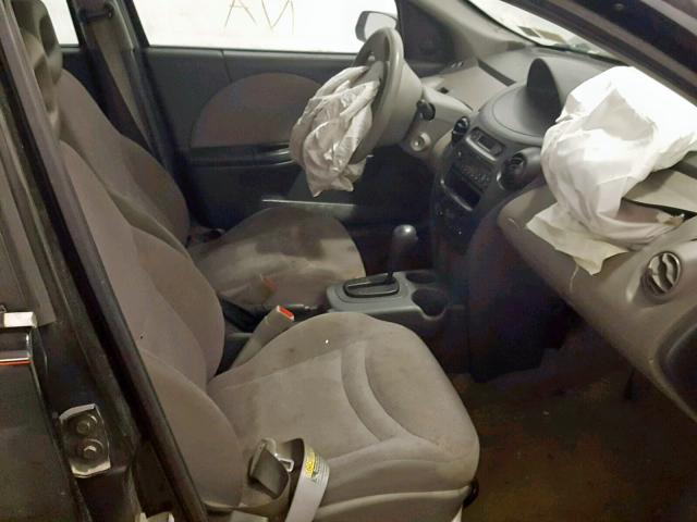 1G8AG52F23Z119516 - 2003 SATURN ION LEVEL BLACK photo 5