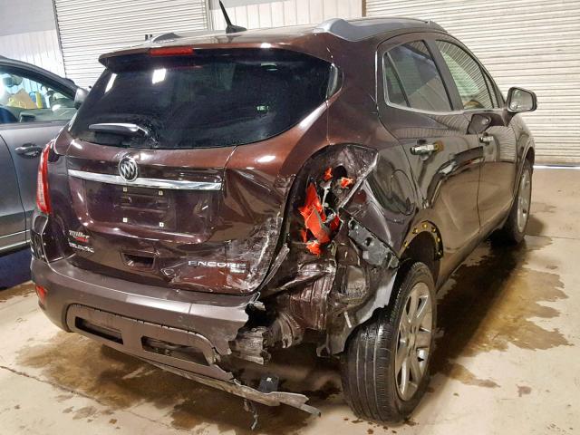 KL4CJHSB4EB772305 - 2014 BUICK ENCORE PRE BROWN photo 4