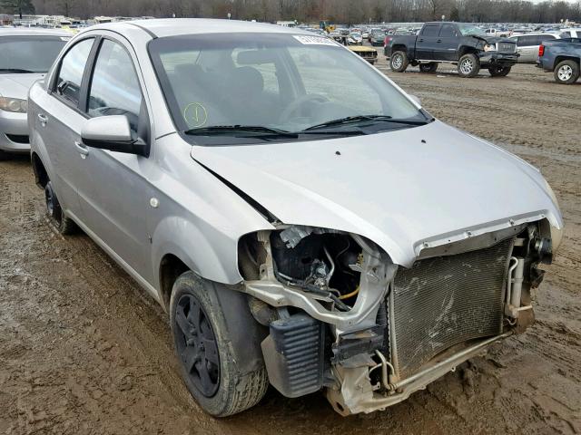 KL1TD56607B146737 - 2007 CHEVROLET AVEO BASE Gümüş foto 1