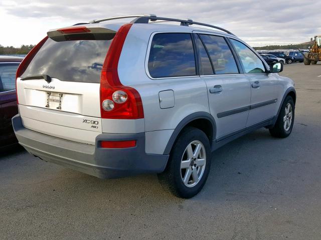 YV1CZ59H041036645 - 2004 VOLVO XC90 SILVER photo 4