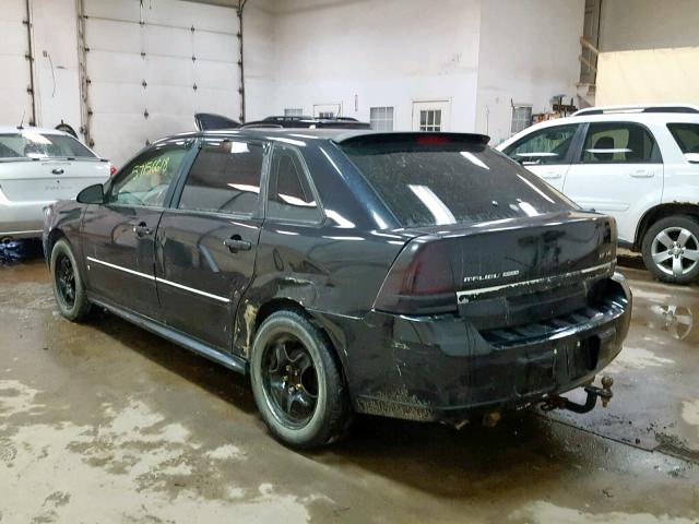 1G1ZT61836F161074 - 2006 CHEVROLET MALIBU MAX შავი ფოტო 3