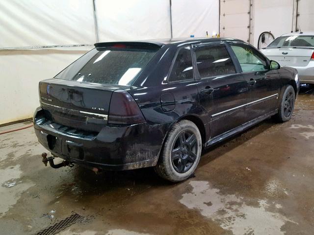 1G1ZT61836F161074 - 2006 CHEVROLET MALIBU MAX შავი ფოტო 4