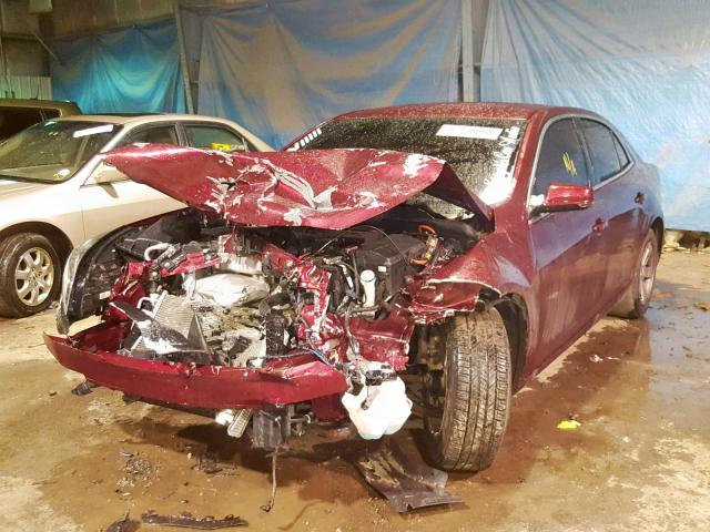 1G11C5SL0FF299732 - 2015 CHEVROLET MALIBU 1LT მუქწითელი ფოტო 2