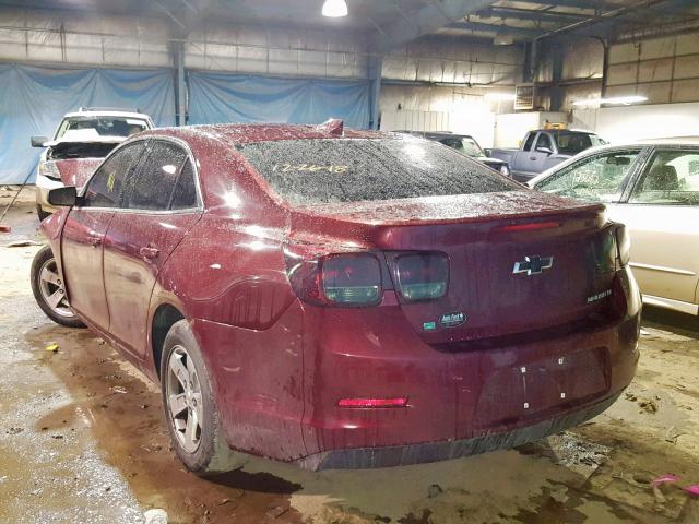 1G11C5SL0FF299732 - 2015 CHEVROLET MALIBU 1LT მუქწითელი ფოტო 3