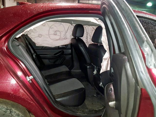 1G11C5SL0FF299732 - 2015 CHEVROLET MALIBU 1LT მუქწითელი ფოტო 6