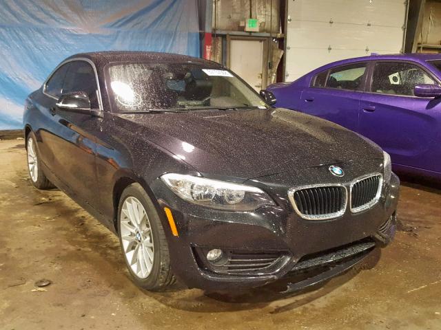 WBA1F5C55EVV99069 - 2014 BMW 228 I BLACK photo 1