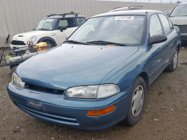 1Y1SK5289SZ046438 - 1995 GEO PRIZM LSI BLUE photo 2