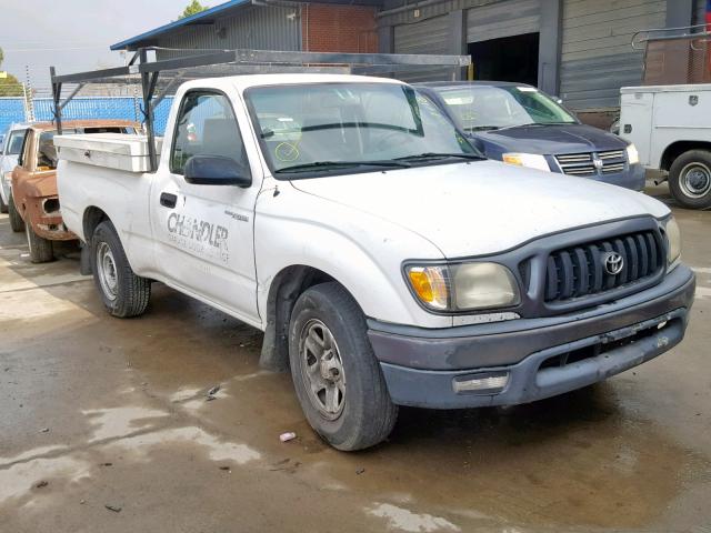 5TENL42N72Z109667 - 2002 TOYOTA TACOMA WHITE photo 1