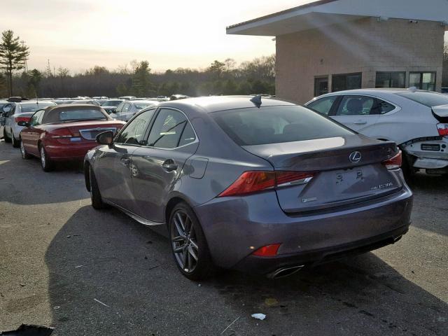 JTHCM1D26H5022200 - 2017 LEXUS IS 300 GRAY photo 3