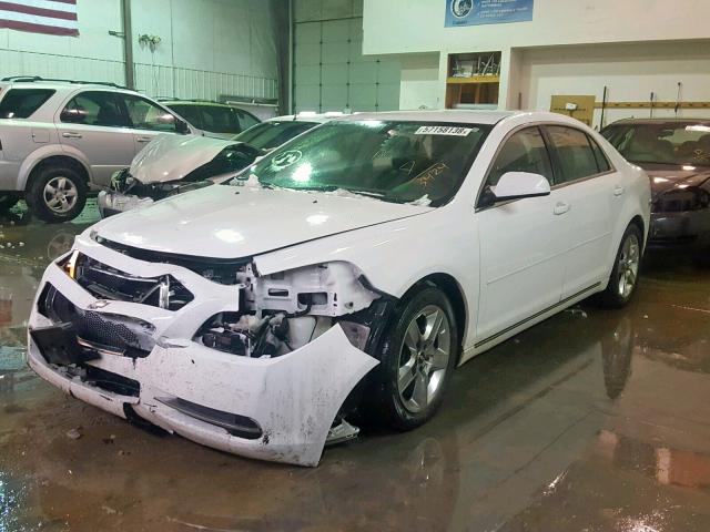 1G1ZC5EB2AF303424 - 2010 CHEVROLET MALIBU 1LT თეთრი ფოტო 2