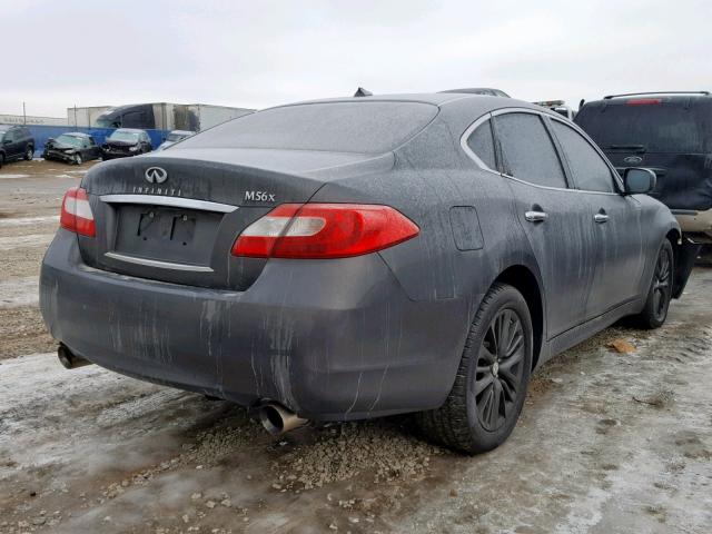 JN1AY1AR0CM580379 - 2012 INFINITI M56 X CHARCOAL photo 4