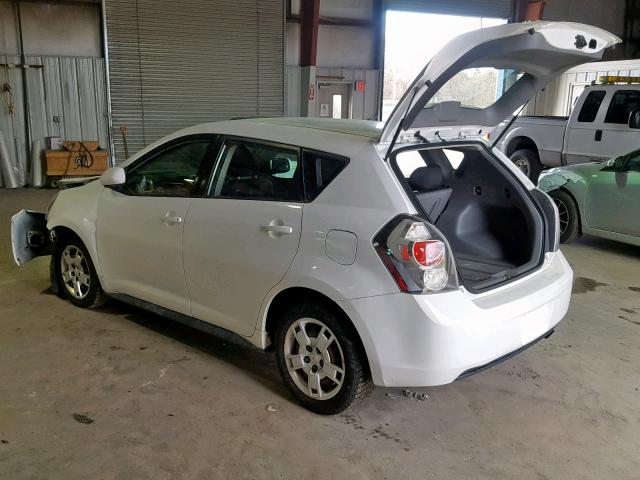 5Y2SP67089Z449366 - 2009 PONTIAC VIBE WHITE photo 3