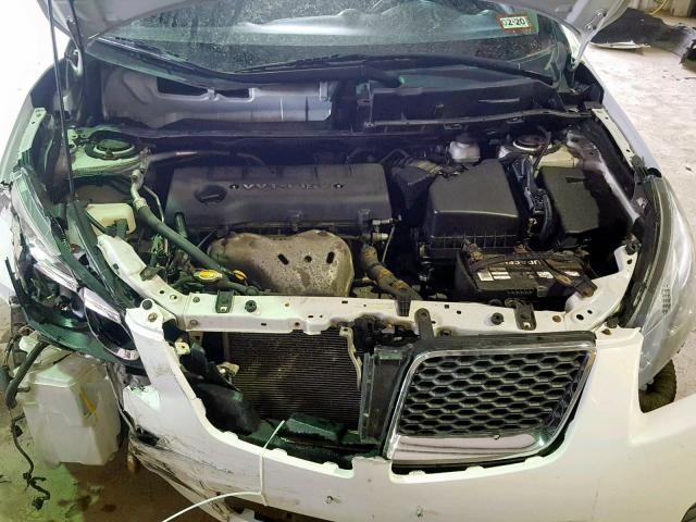 5Y2SP67089Z449366 - 2009 PONTIAC VIBE WHITE photo 7