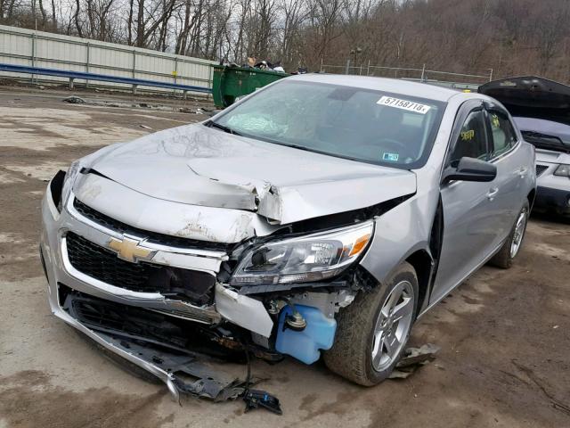 1G11B5SL5EF292275 - 2014 CHEVROLET MALIBU LS SILVER photo 2