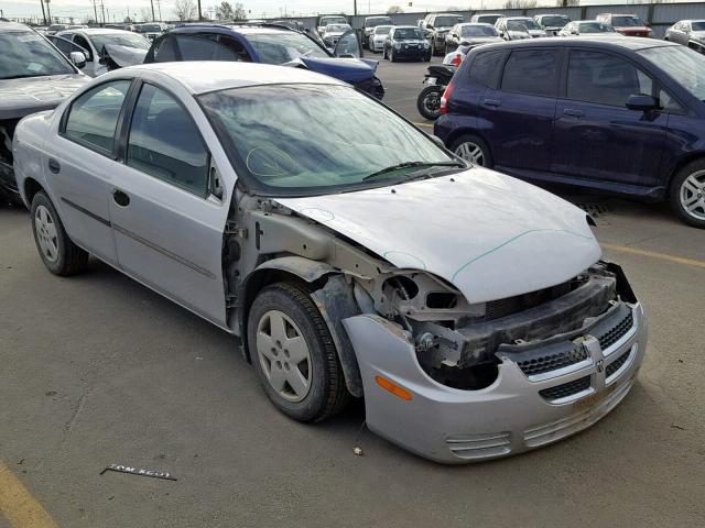 1B3ES26C74D557453 - 2004 DODGE NEON BASE SILVER photo 1