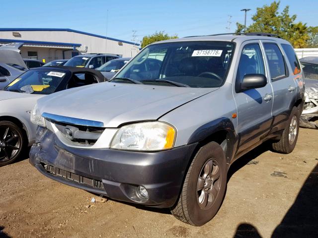 4F2CZ96103KM35682 - 2003 MAZDA TRIBUTE ES SILVER photo 2