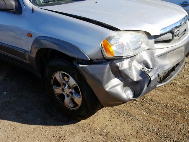 4F2CZ96103KM35682 - 2003 MAZDA TRIBUTE ES SILVER photo 9