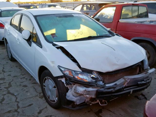 2HGFB2F67DH533297 - 2013 HONDA CIVIC HF WHITE photo 1