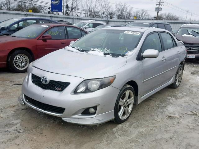 1NXBE40E69Z041683 - 2009 TOYOTA COROLLA XR 银色 照片 2