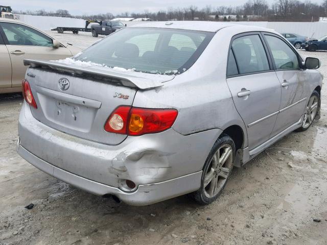 1NXBE40E69Z041683 - 2009 TOYOTA COROLLA XR 银色 照片 4