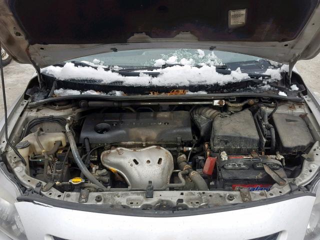 1NXBE40E69Z041683 - 2009 TOYOTA COROLLA XR 银色 照片 7