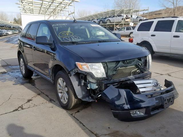 2FMDK48C58BA86672 - 2008 FORD EDGE SEL BLACK photo 1