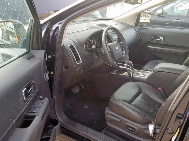 2FMDK48C58BA86672 - 2008 FORD EDGE SEL BLACK photo 9