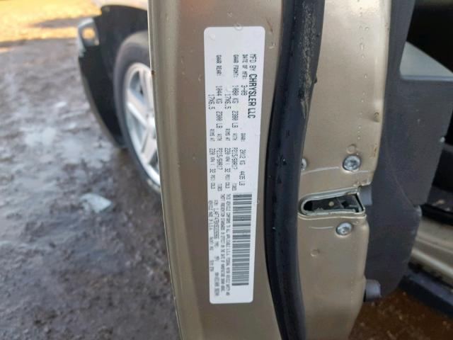 1J4FT47BX9D226966 - 2009 JEEP COMPASS SP ვერცხლისფერი ფოტო 10