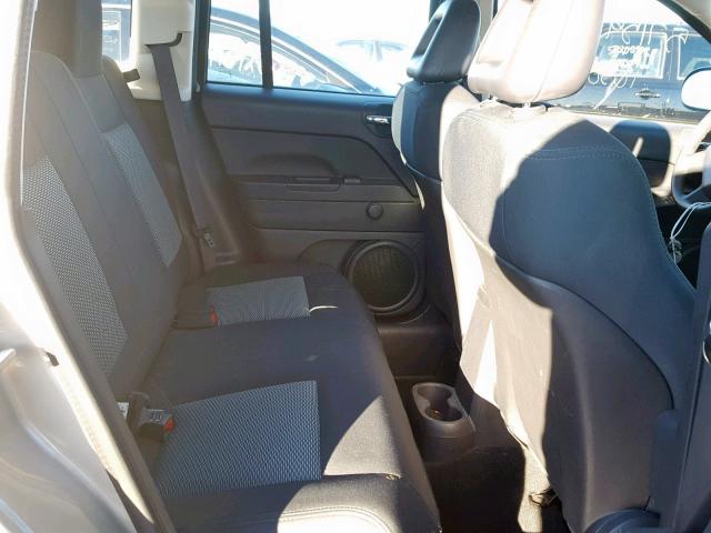 1J4FT47BX9D226966 - 2009 JEEP COMPASS SP ვერცხლისფერი ფოტო 6