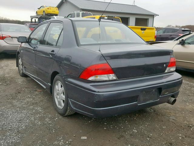 JA3AJ36E92U022871 - 2002 MITSUBISHI LANCER LS GRAY photo 3