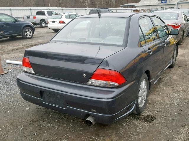 JA3AJ36E92U022871 - 2002 MITSUBISHI LANCER LS GRAY photo 4