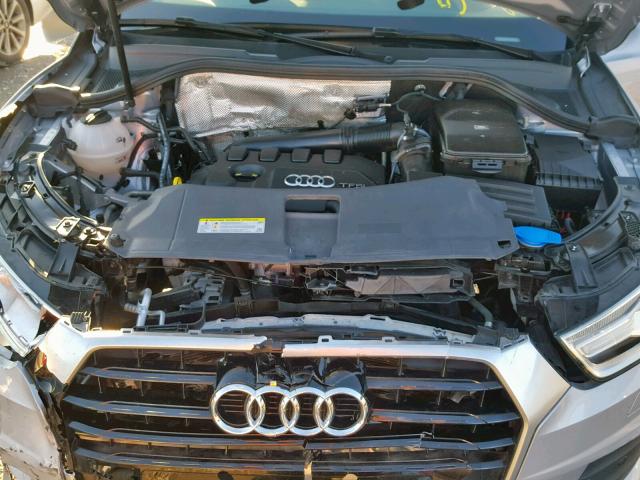 WA1BCCFS3HR014566 - 2017 AUDI Q3 PREMIUM SILVER photo 7