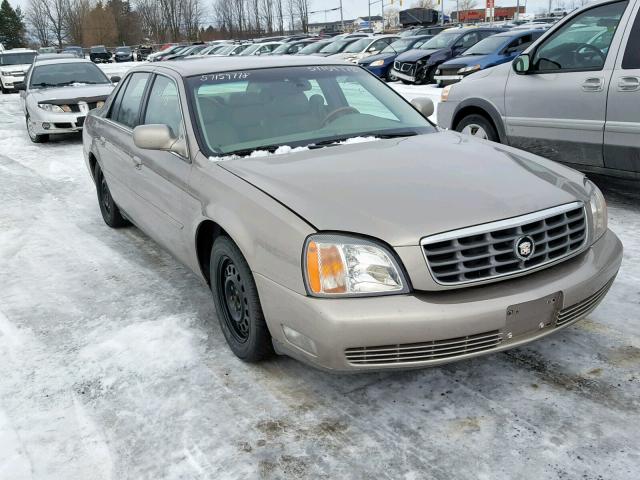 1G6KE54Y31U129936 - 2001 CADILLAC DEVILLE DH TAN photo 1