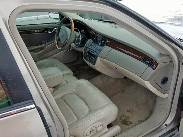 1G6KE54Y31U129936 - 2001 CADILLAC DEVILLE DH TAN photo 5