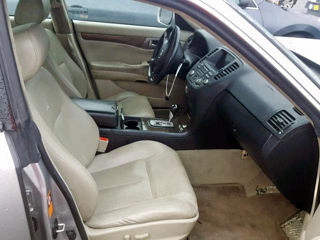 JNKAY41E53M003678 - 2003 INFINITI M45 SILVER photo 5