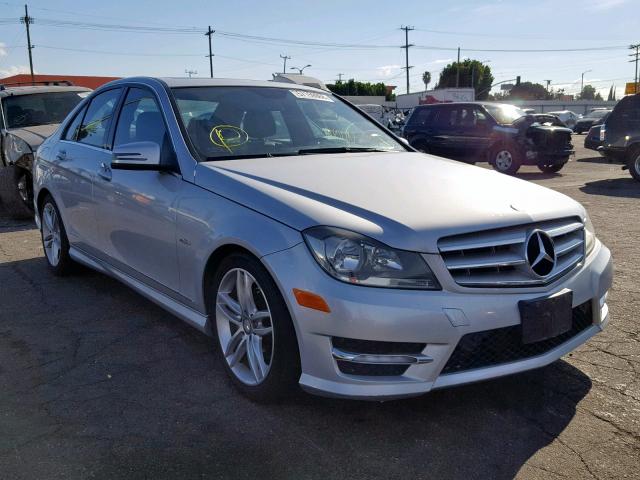 WDDGF4HB0CR222019 - 2012 MERCEDES-BENZ C 250 SILVER photo 1