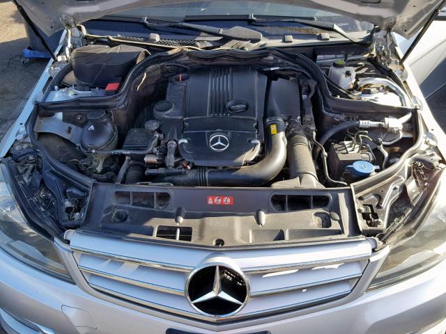 WDDGF4HB0CR222019 - 2012 MERCEDES-BENZ C 250 SILVER photo 7