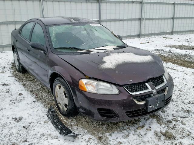 1B3EL36R94N104713 - 2004 DODGE STRATUS SE PURPLE photo 1