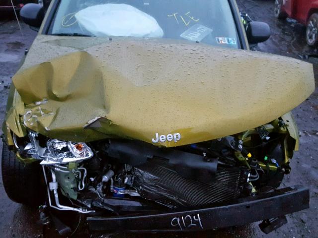 1C4NJCBB9CD589906 - 2012 JEEP COMPASS SP 绿色 照片 7