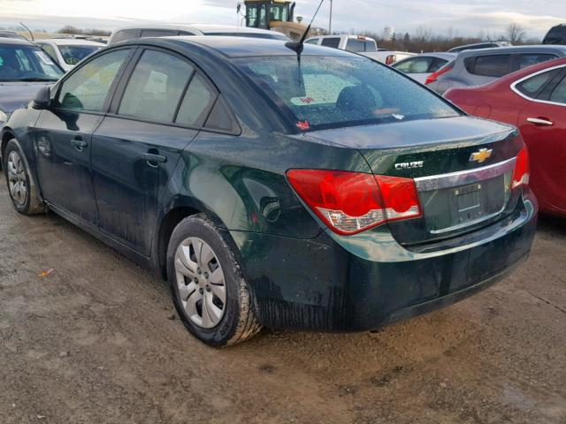 1G1PA5SH4E7146680 - 2014 CHEVROLET CRUZE LS GREEN photo 3