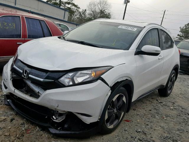 3CZRU5H76JM705226 - 2018 HONDA HR-V EXL WHITE photo 2