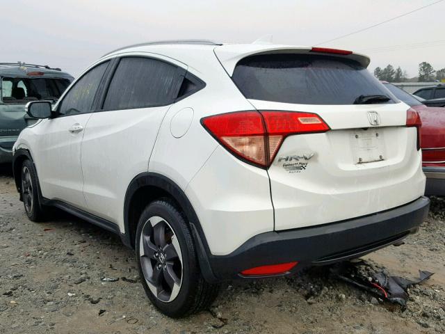 3CZRU5H76JM705226 - 2018 HONDA HR-V EXL WHITE photo 3