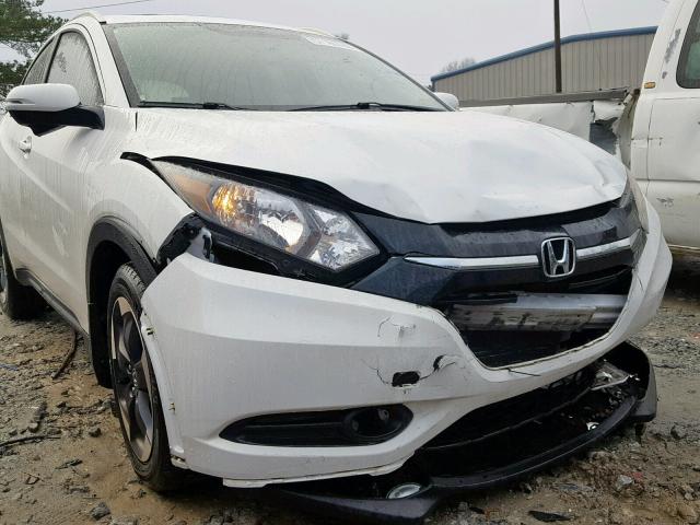 3CZRU5H76JM705226 - 2018 HONDA HR-V EXL WHITE photo 9