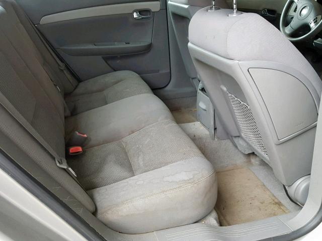 1G1ZH57B68F199125 - 2008 CHEVROLET MALIBU 1LT GRAY photo 6