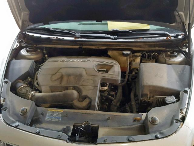 1G1ZH57B68F199125 - 2008 CHEVROLET MALIBU 1LT GRAY photo 7